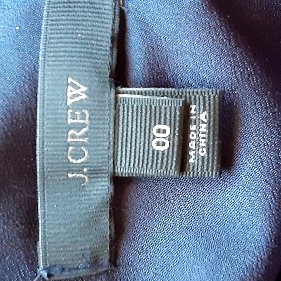 J.Crew Eyelet Blue lined dress Sz 00 - Picture 6 of 6